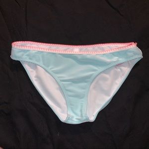 SO Bikini Bottom Mint Striped XL 15 17 NWT